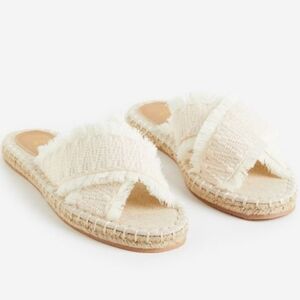 H&M Cream Espadrille Sandals
